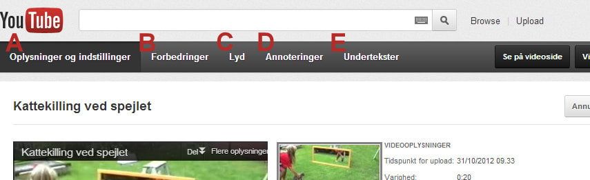 Rediger video Rediger video