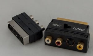 Scart/Phono / Scart/S-video adapter.